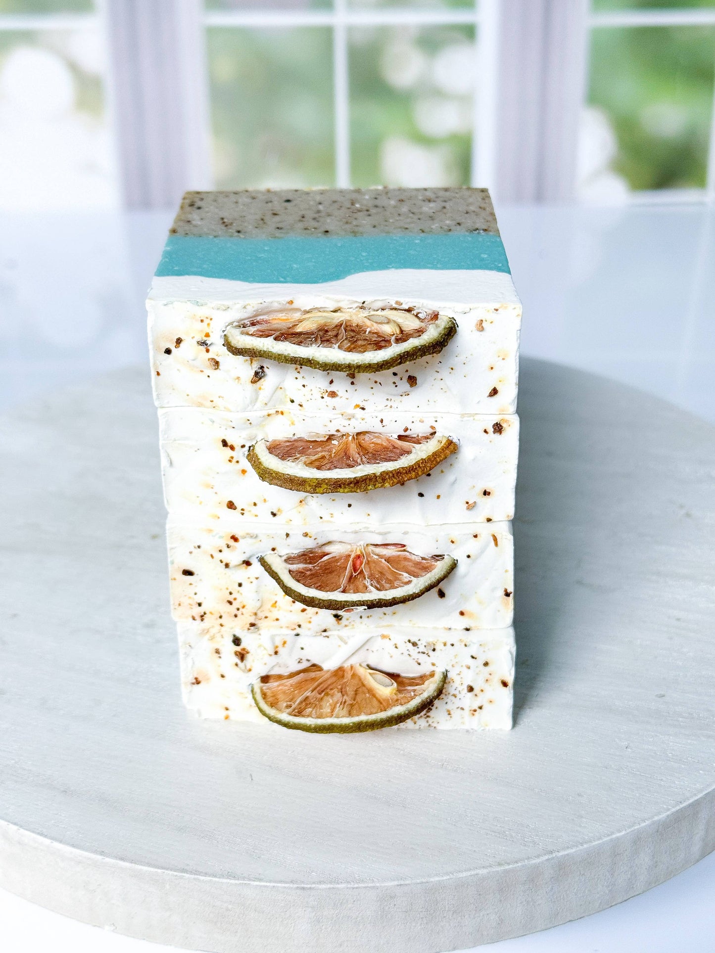 Spirit Glow Home & Body Essentials - Key Lime - Handcrafted Artisan Soap Bar 