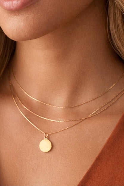MA201 Mia Accessories - 18K Gold Plated Waterproof Stainless Steel Chain Necklace - 6931