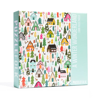 Puzzlefolk - A Winter Wonderland Christmas 1000 piece puzzle