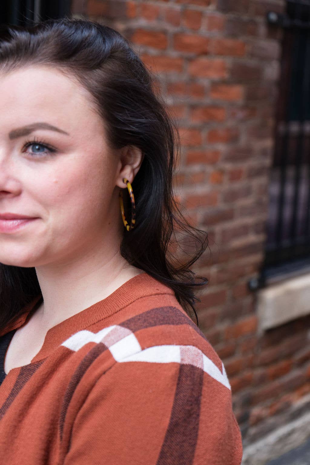 Spiffy & Splendid - Cameron Hoops - Tortoise // Earrings, Jewelry