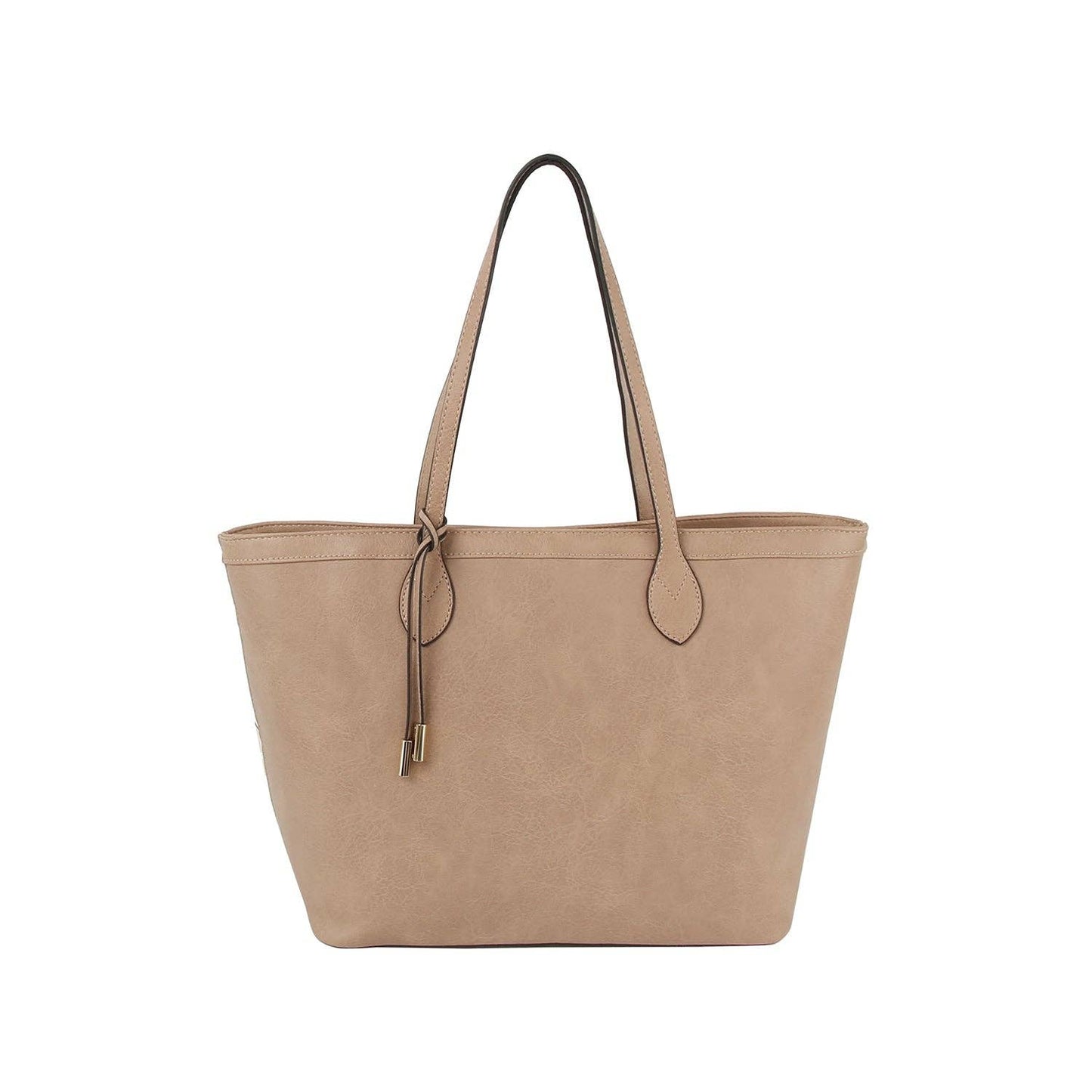 Handbag Factory Corp - Fashion shopper tote bag with knot detail