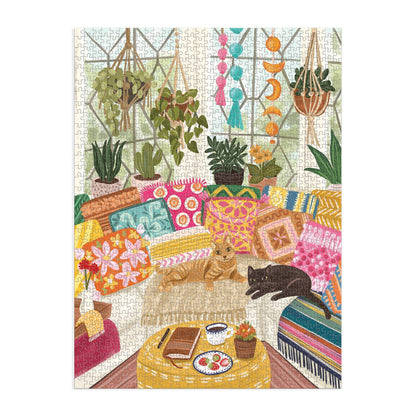 Chronicle Books - Serenity Meow 1000 Piece Puzzle in a Square Box
