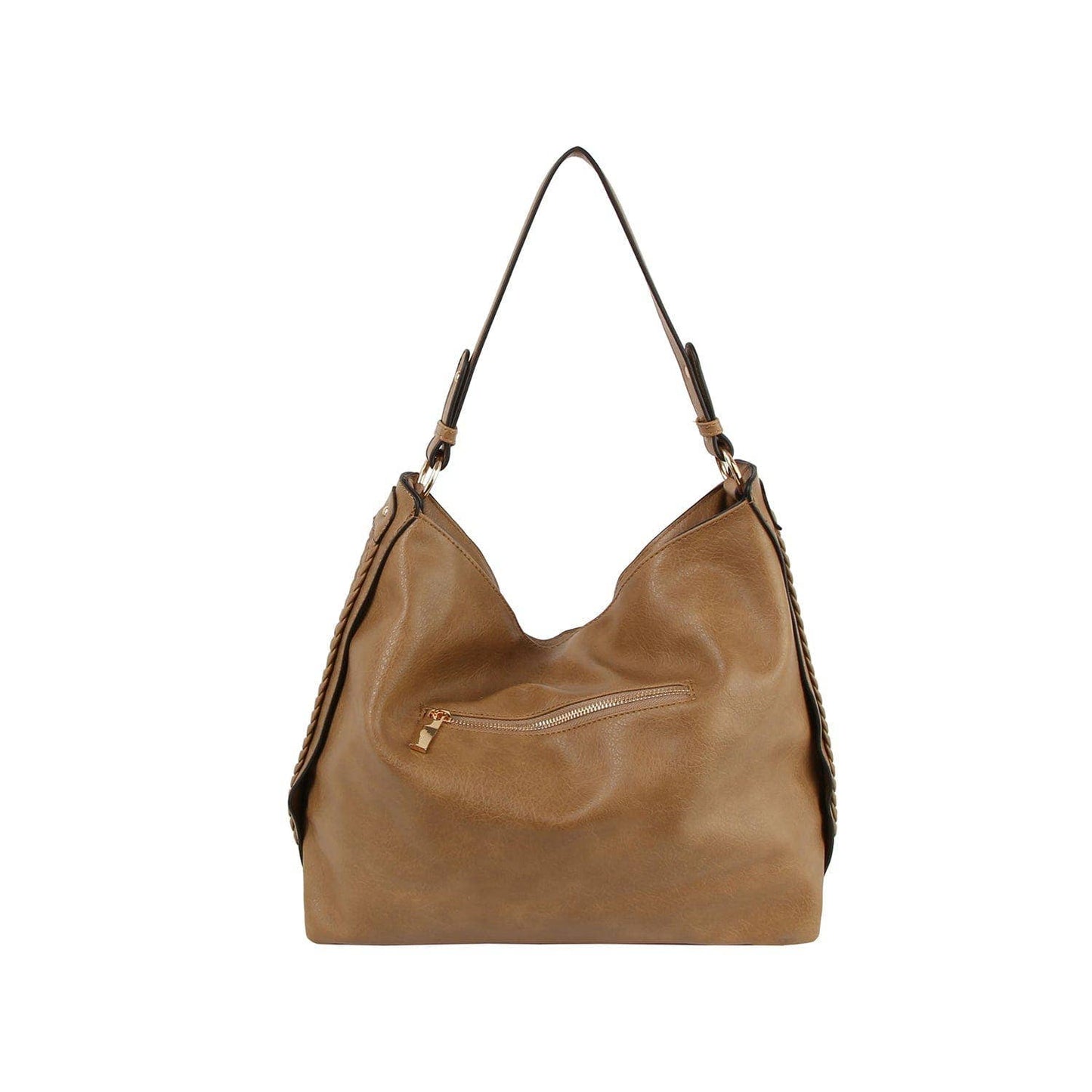 MiMi Wholesale - LH113Z Braided Side Detail Hobo Bag