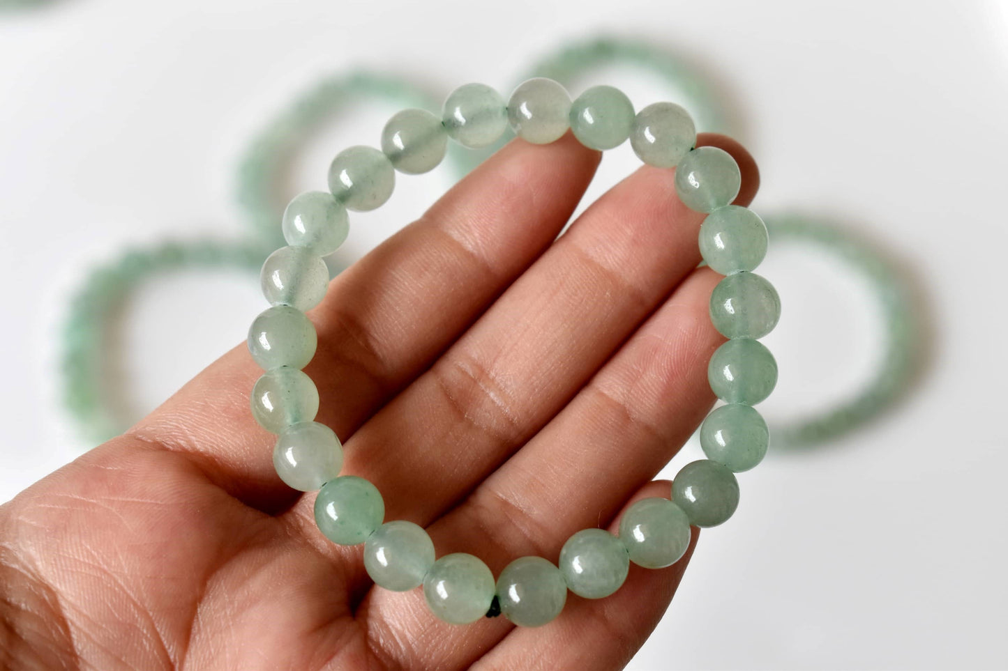 Soothing Crystals - Green Aventurine Bracelet (Attraction and Cleansing)