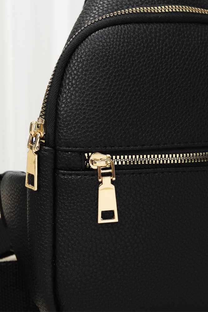 Hana - Solid PU Sling Bag