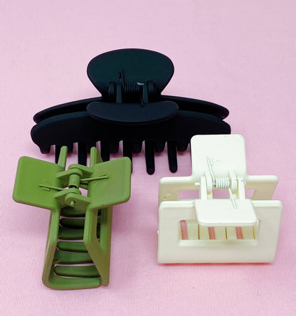 Ellison+Young - Matte Muted Hair Claw Set