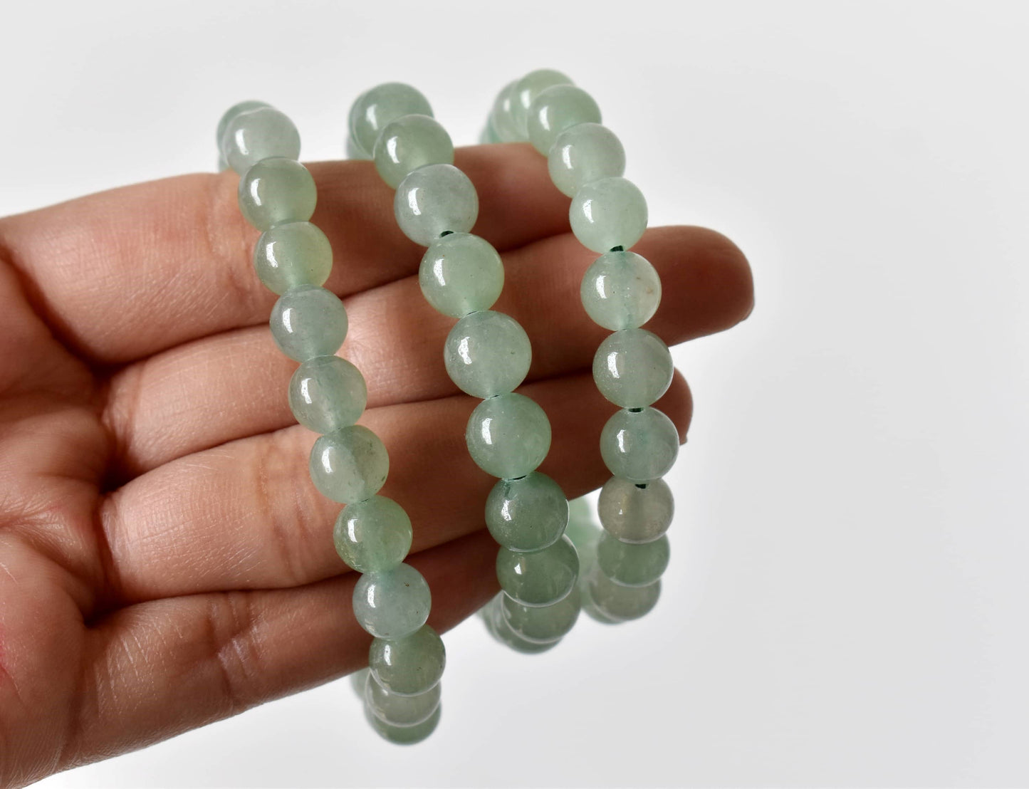 Soothing Crystals - Green Aventurine Bracelet (Attraction and Cleansing)