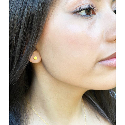Mind's Eye Design - Tiny Heart Studs