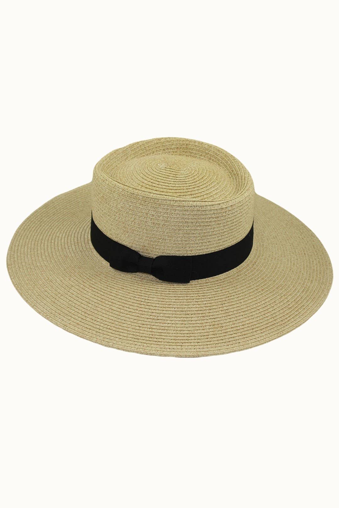 Olive & Pique - Paper Braid Straw Gambler, 4" Brim