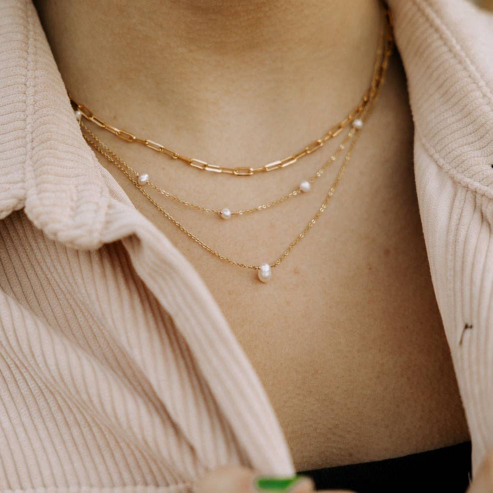 Mauve Jewelry Co. - Malibu Pearl Necklace