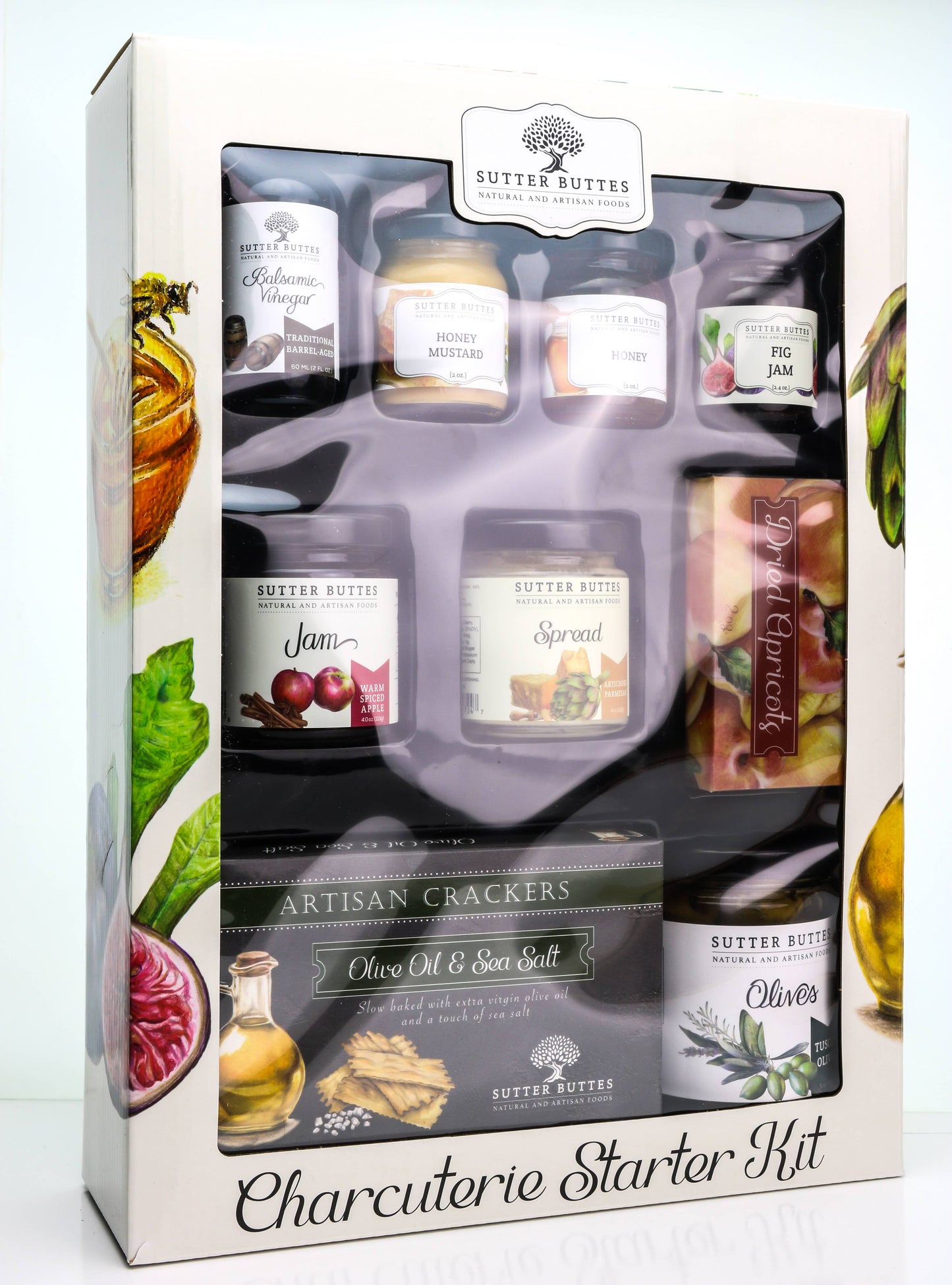 Sutter Buttes - Charcuterie Starter Kit – Gourmet Appetizer Gift Set
