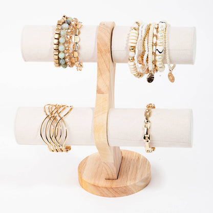 Collections by Fame Accessories - Double Bar Bracelet Display