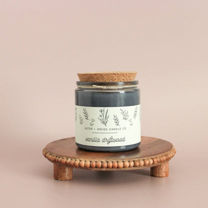 Aster + Indigo Candle Co. - Vanilla Driftwood | Soy Candle