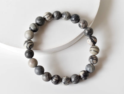 Soothing Crystals - Picasso Jasper Bracelet (Transformation and Self-Discipline)