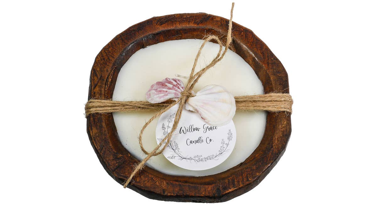 WGC104 Willow Grace Candle Co - Mini Round Dough Candle