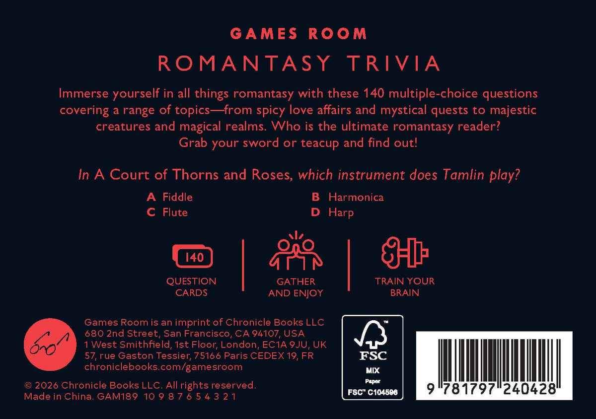 Chronicle Books - Romantasy Trivia