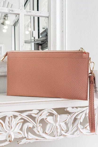 MiMi Wholesale - 7070 Jaylene Three Compartments Crossbody Bag