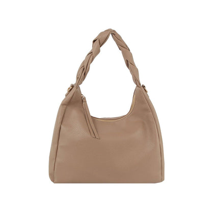 Handbag Factory Corp - Braided handle point hobo shoulder bag