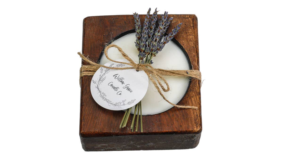 WGC101 Willow Grace Candle Co - One Hole Cheese Mold Candle
