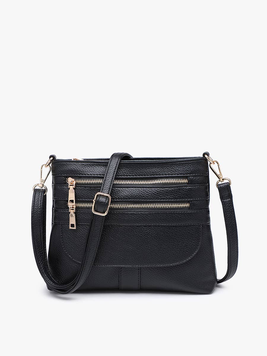 Jen & Co. - Octavia Crossbody w/ Multi-Zip Compartments | M2870