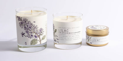 Just Bee - Lilac - Medium Glass - Just Bee Candle