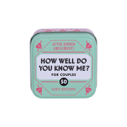 Chronicle Books - After Dinner Amusements: How Well Do You Know Me? For Couples