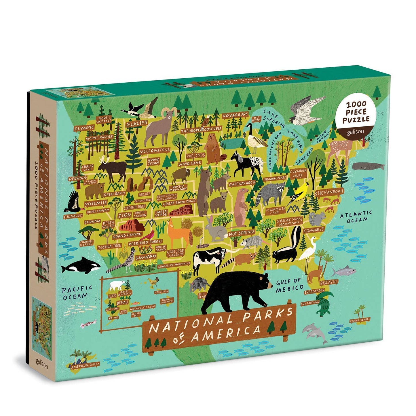 Chronicle Books - National Parks of America 1000 Piece Puzzle