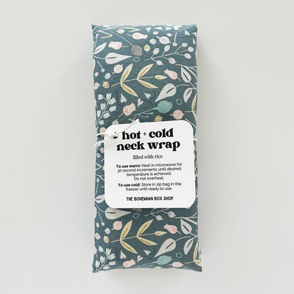 The Bohemian Box Shop - Hot & Cold Therapy Neck Wrap - Meadow Flowers
