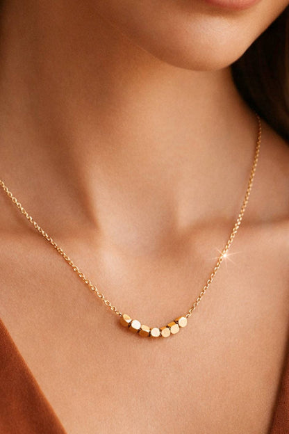 MA218 Mia Accessories - 18K Gold Plated Waterproof Stainless Steel Chain Necklace - 6998