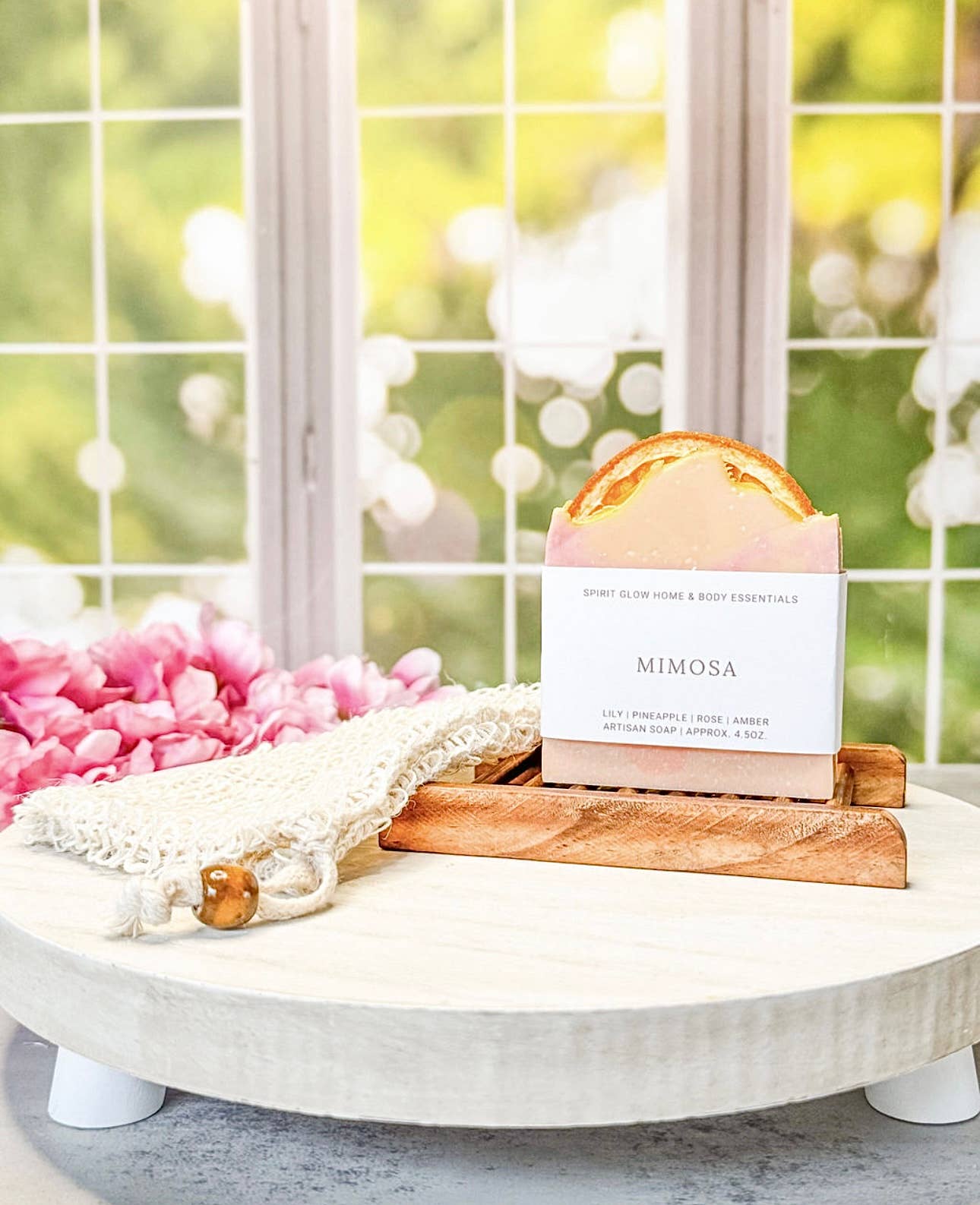 Spirit Glow Home & Body Essentials - Mimosa - Handcrafted Artisan Soap Bar