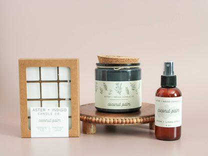 Aster + Indigo Candle Co. - Coconut Palm | Summer | Candle