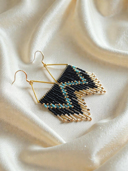 Mountain Sun Creations - Millie - Triangle Fringe Earrings
