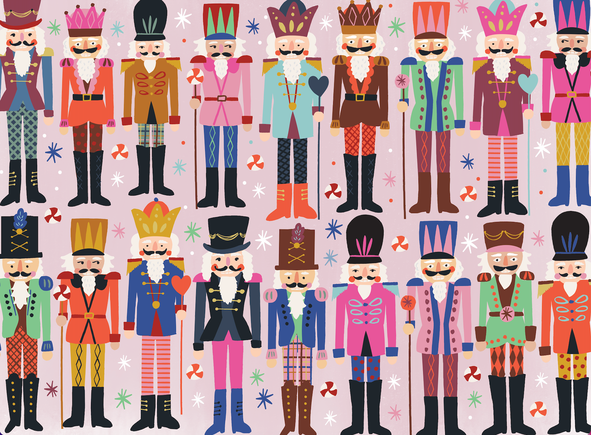 Puzzlefolk - Nutcracker Collection 1,000 Piece Holiday Christmas Puzzle