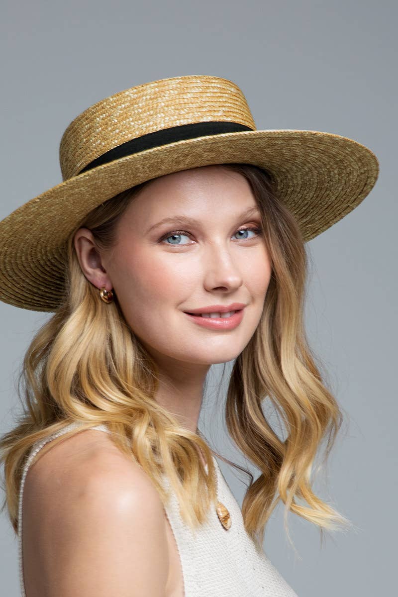 Urbanista - Wheat Straw Boater Hat