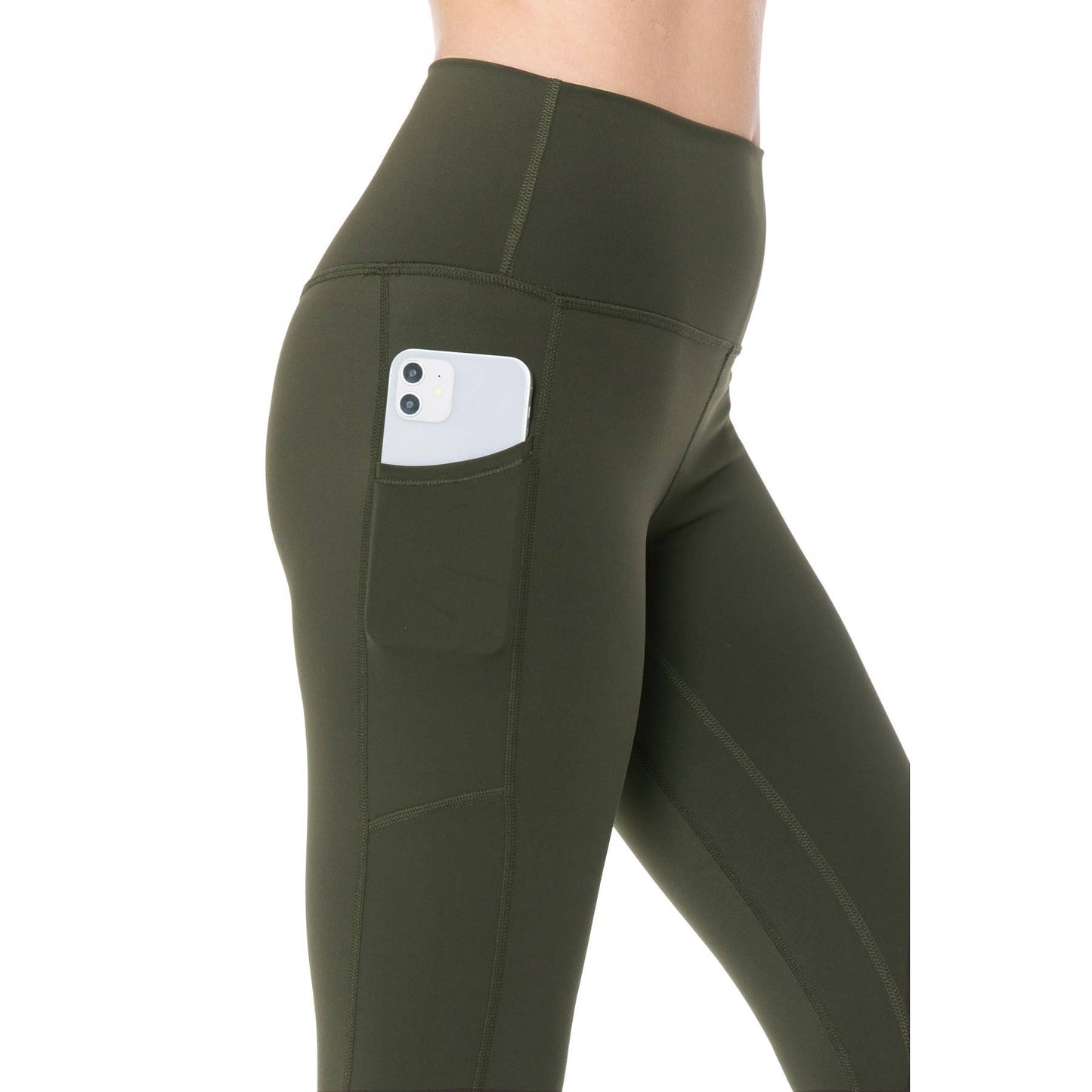 Leggings Depot - Premium Nylon Activewear Solid Leggings