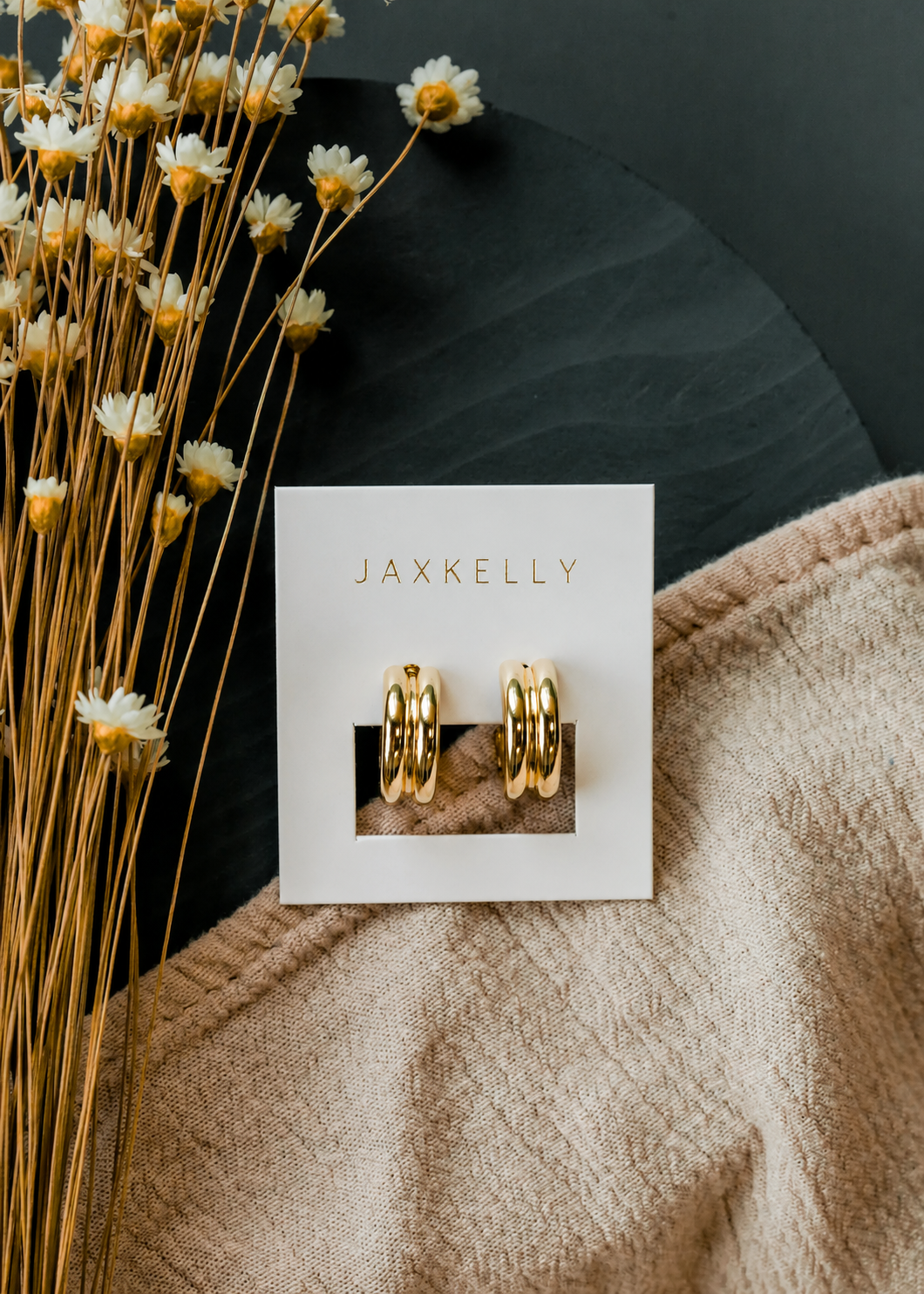 JaxKelly - Gold Hoop - Bold - Earrings