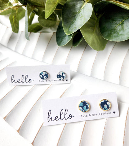 Twig & Rue boutique - Leather button studs| Pattern collection