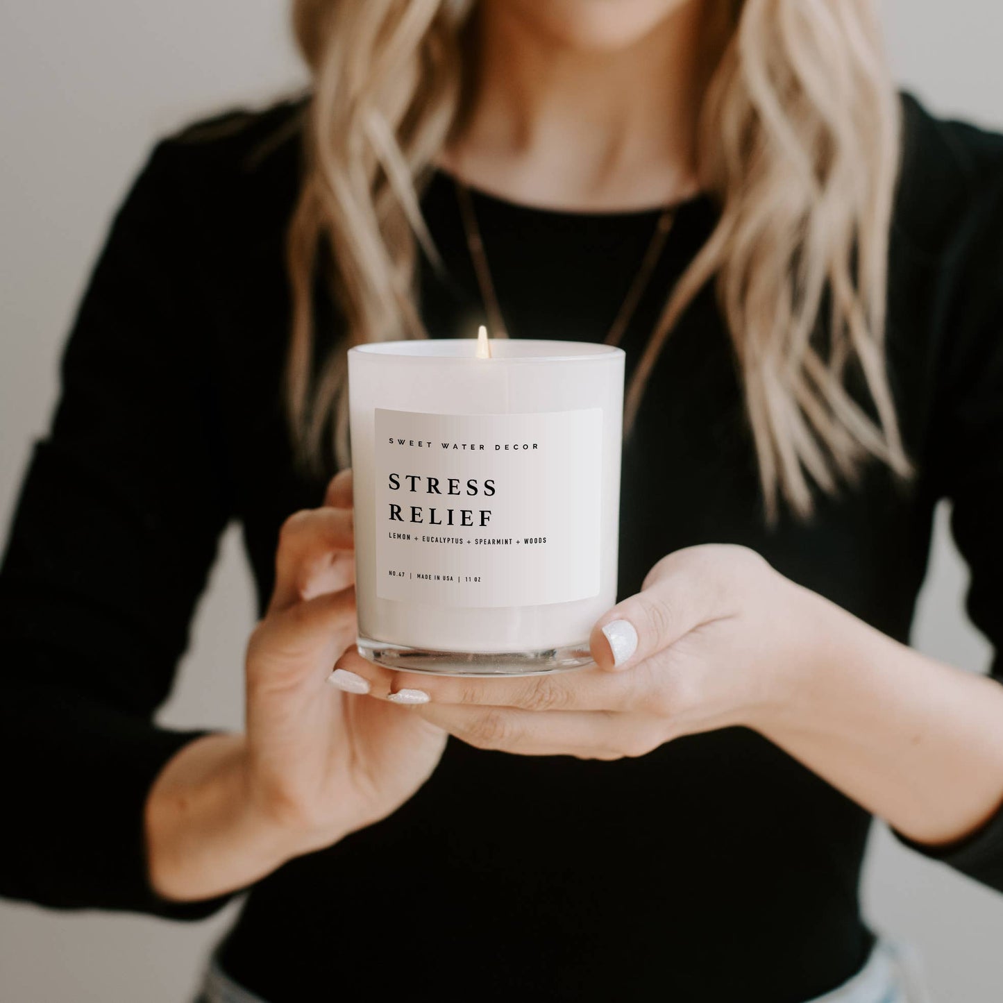 Sweet Water Decor - Stress Relief 11 oz Soy Candle - Home Decor & Gifts