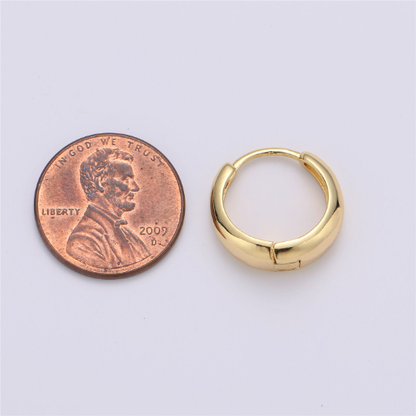 Aim Eternal - Simple Huggie Hoop Earring P033, P036, P038, P249