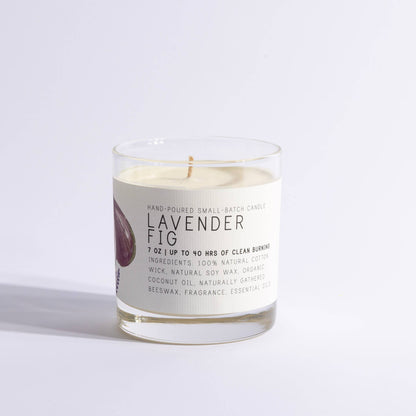 Just Bee - Lavender Fig - Medium Glass - Just Bee Candle