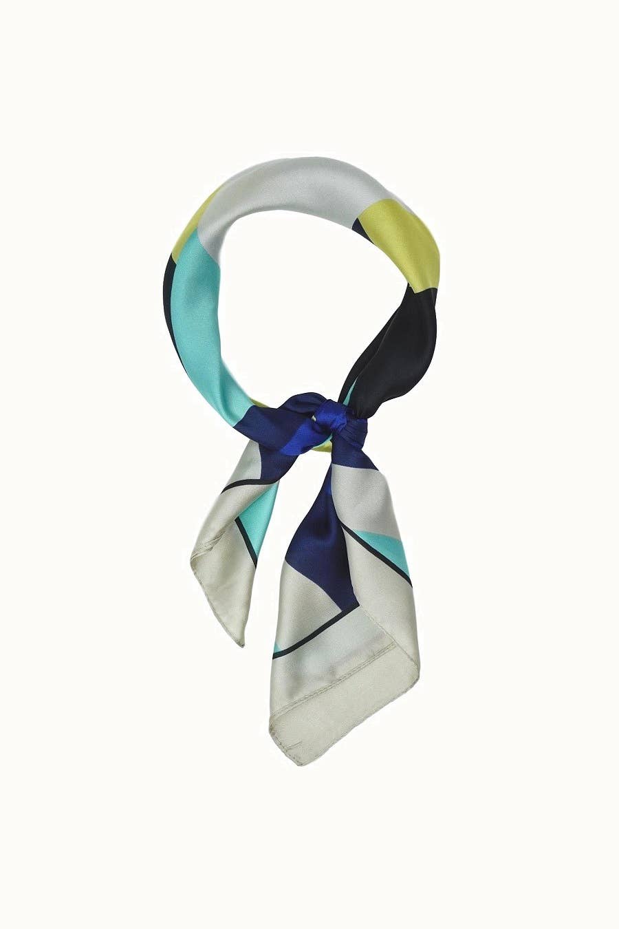 Olive & Pique - "So Silky" Satin Neckerchief Scarf, Versatile, Multi
