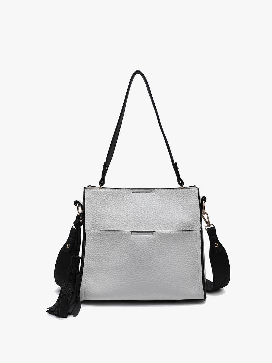 Jen & Co. - M1867 Lyla 2-in-1 Bucket Bag w/ Guitar Strap