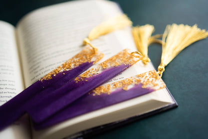 Dège Creative - Purple & Gold Bookmark