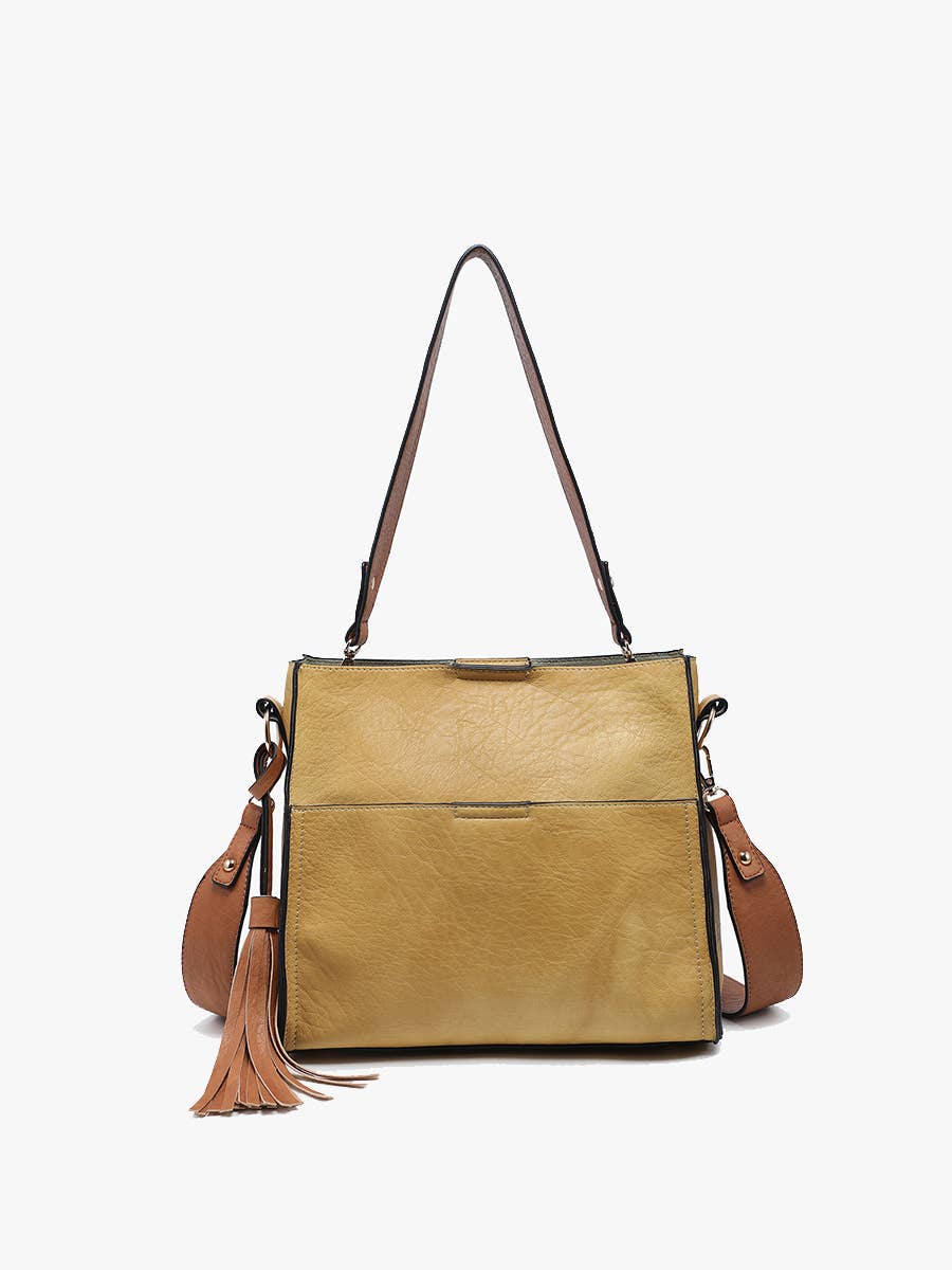 Jen & Co. - M1867 Lyla 2-in-1 Bucket Bag w/ Guitar Strap