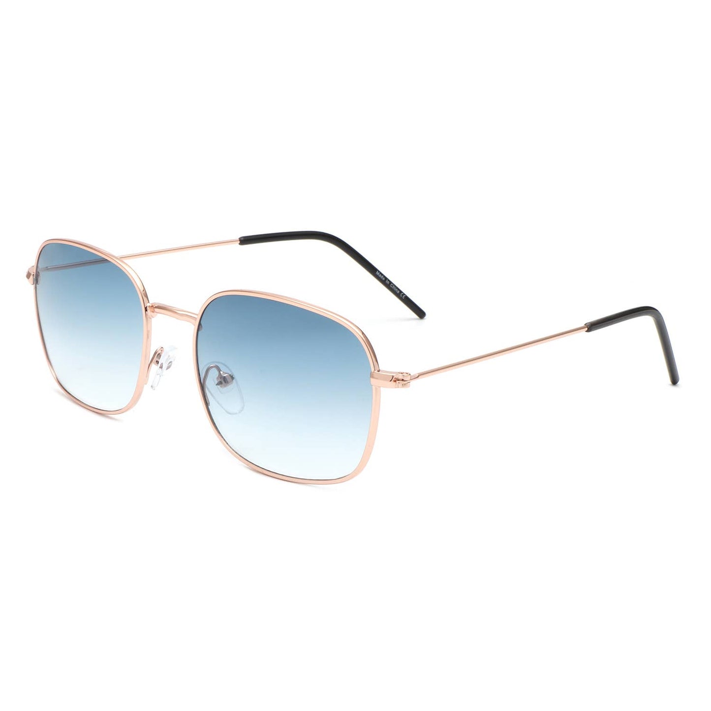 Cramilo Eyewear - Retro Square Flat Top Tinted Fashion Sunglasses