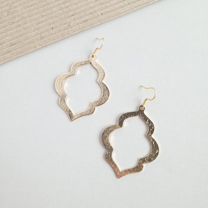 Spiffy & Splendid - Talia Earrings - Gold // Jewelry, Gifts