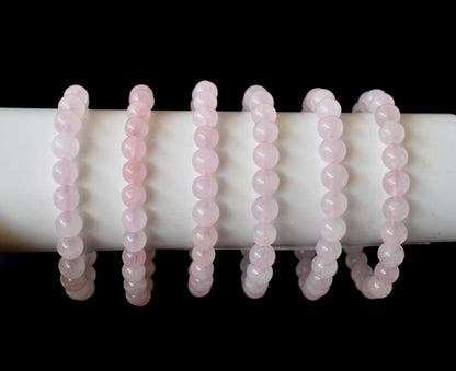 Soothing Crystals - Rose Quartz Bracelet (Self-Love and Concentration)
