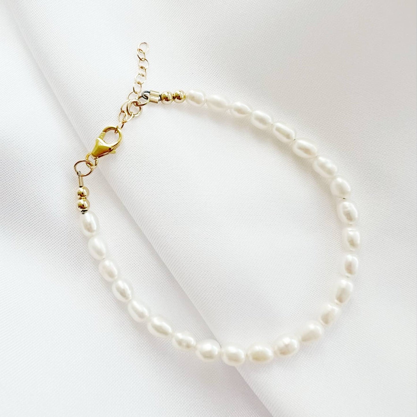 True by Kristy Jewelry - Sea Isle Freshwater Pearl Gold Filled Beaded Bracelet