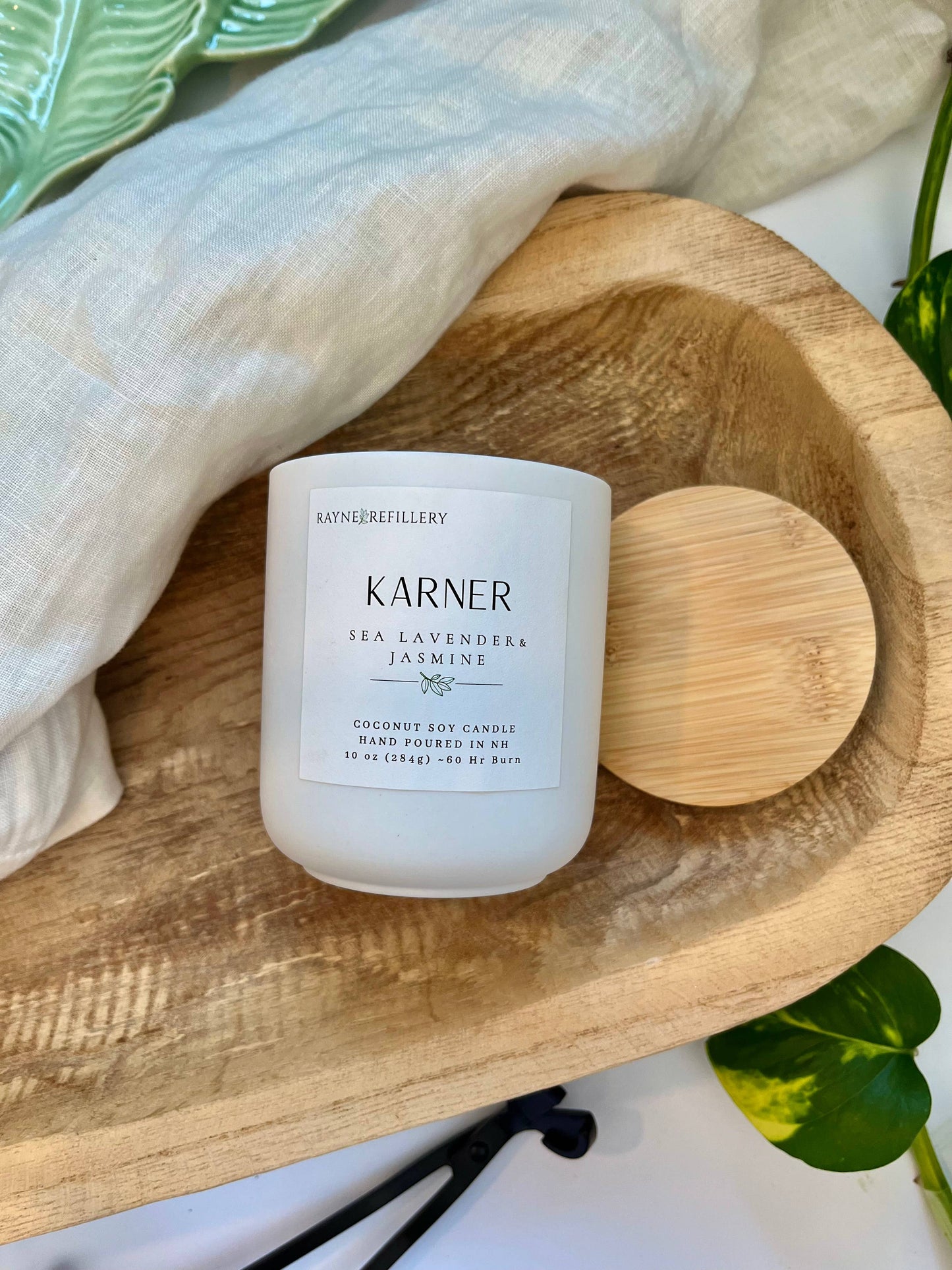 Rayne Refillery - The Granite Vessel -  Coconut Soy Wax Candle