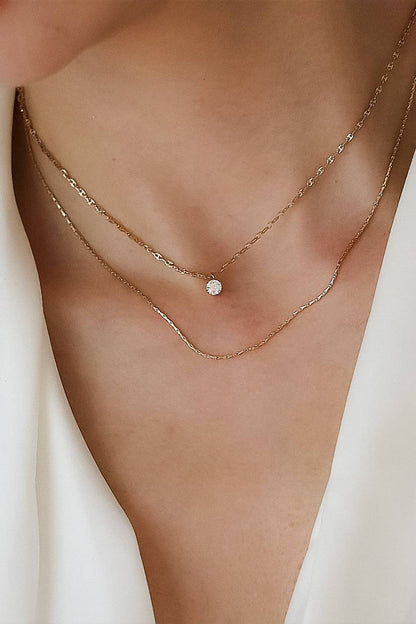 MA205 Mia Accessories - 18K Gold Plated Waterproof Stainless Steel Chain Necklace - 7520